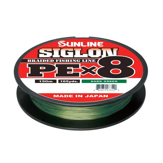 Sunline SIGLON PE×8 150M Dark Green